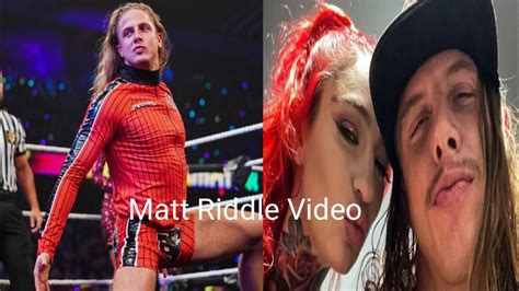 matt riddle leak|Matt Riddle: Update on how explicit video of 37